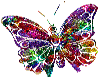 glittery butterfly