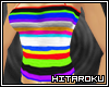 -H- Rainbow Stripe Shirt