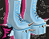 ♡ Spiked blue boots