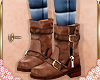 ! Buckle Boots Brown II