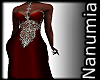burgunde gown gala dress