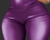 Leather purple pants