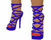 Blue Strappy Shoes