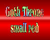 Goth Throne small red