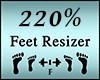 Foot Shoe Scaler 220%