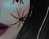 dark woman face spiders