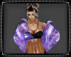 Sheer Latex Jacket Purpl