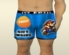 Blue Free Gift Boxers 