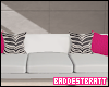 White/Pink Couch