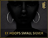 EF Hoops Small Silver