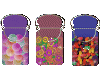 3 JARS OF CANDY