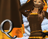 !Q Brown Gold FW Gown