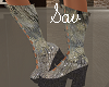 RockStar Boots-Silver