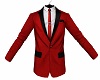 Red Jacket +red tie Male