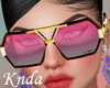 K* Pink Sun Glasses