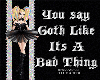 u say goth