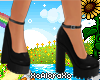 (A) Black Heels