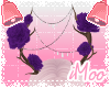 Purple Peony Antlers