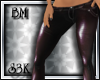 [S3K]Leather Pants Pink