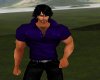 Dk Purple Muscle Polo