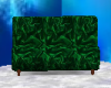 green satin couch
