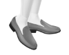 grey loafers