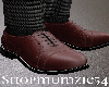 Fall Leather Shoes Plum