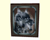 C~ Wolves wall hanging