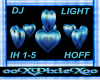 ICE BLUE PUFF HEART DJ L