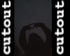 shadow heart cutout