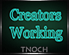 Creators Working Neon