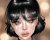 S. Nevi Black Bangs