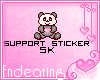 E) 5K Support Sticker