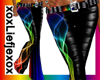 [L] Rainbow Flare Jeans