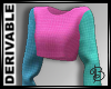 ^B^ Deriv.Crop Sweater