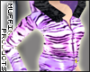 [m] Purple Zebra Hoodie