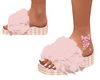 Pink Slippers W/Tat/Ped/