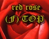 Red rose top (FEMALE)