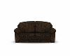 Brown leather pose couch
