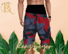 MNG Red Camo CargoShorts