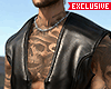 ♛ Leather Vest Exc.