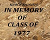 KNOCK HIGH 1977 CLASS
