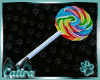 Rainbow Swirl Lollypop