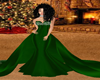 HOLIDAY GREEN GOWN
