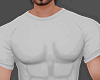 Muscle White Tee w/t Abs