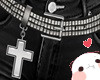 Studded Belt + Cross