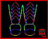 [竜]Neon Warrior Boots