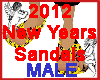 2012 New Years Sandals M