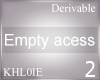 k Derviables access 2