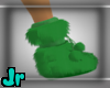 Green elf boots